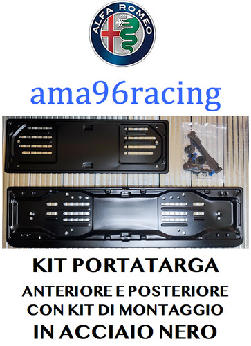 Kit portatarga completo ant e - ant.,