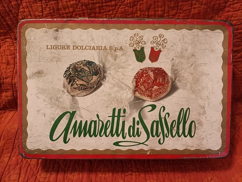 Scatola latta amaretti - in,