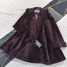 Cappotto pelliccia viola SAGA