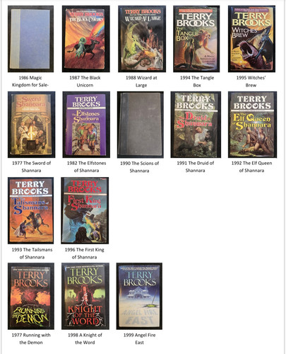 Hard cover books - -, terry