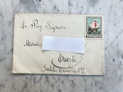 Vecchia busta viaggiata - viaggiata, 1940