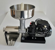 Reber 9008 N 400W Spremipomodoro Elettrico in Acciaio - Nero/Argento