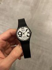 Swatch Gent Nuovo NOS GB103 1983 Vintage Orologio da polso Anni 80 Raro