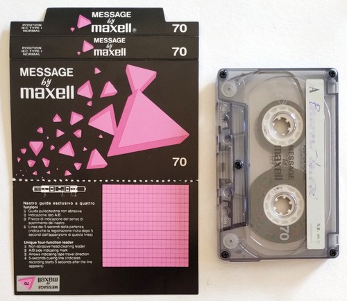 Message maxell 70 - message,