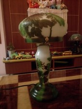 Lampada da scrivania in vetro