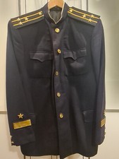 Giacca uniforme capitano di 1° classe di marina URSS anni '80 CCCP UDSSR Soviet