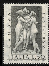 ITALIA 1972 Antonio Canova