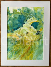 Acquerello originale dipinto a