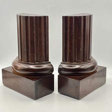 Coppia fermalibri a colonna