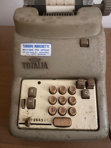 Calcolatrice meccanica totalia - meccanica,
