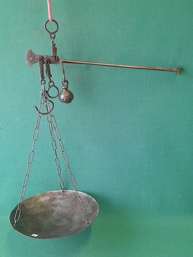Antica bilancia pesa stadera - antica,