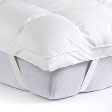 Topper matrimoniale imbottito effetto piuma Prestige 165x200