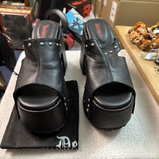 Sandali neri chunky platform