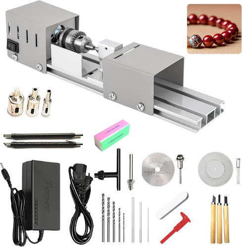 Mini tornio per legno 125w - mini,