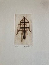 Enotrio, rara acquaforte anni