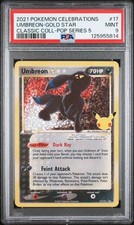 PSA 9 UMBREON GOLD STAR 17