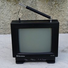 TV ROADSTAR 7" MOD.415 vintage in Bianco e Nero con radio FM/AM
