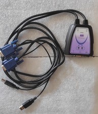 KVM Switch x 2 PC  Console USB