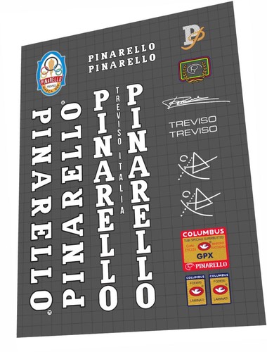 Kit decalcomanie telaio