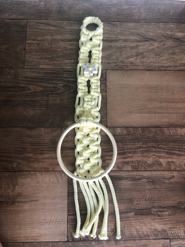 Porta asciugamani macramè