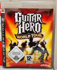 GUITAR HERO WORLD TOUR PS3 PLAYSTATION 3 PAL EU MULTILINGUA COMPLETO OTTIMO