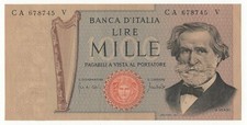 1000 LIRE GIUSEPPE VERDI II°
