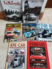 Lotto AUTO D'EPOCA=AUTOMOBILISMO D'EPOCA=LA MANOVELLA=ANNI DI VESPA=FERRARI GTO
