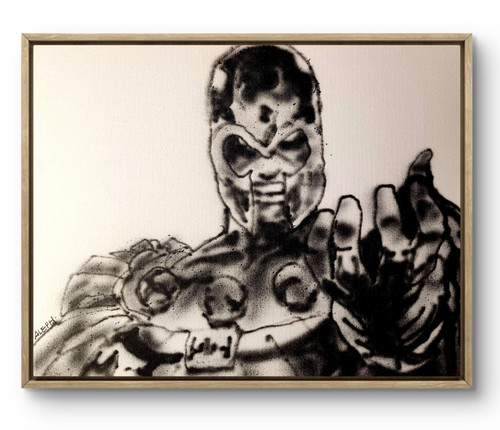 Tela aleph man dipinta a - x-man,