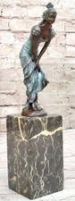 Scultura In Marmo Di Bronzo
