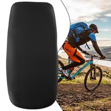 Comodo cuscino posteriore per bicicletta in finta pelle nera ispessito per un co