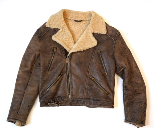 Giacca shearling marrone - giacca,