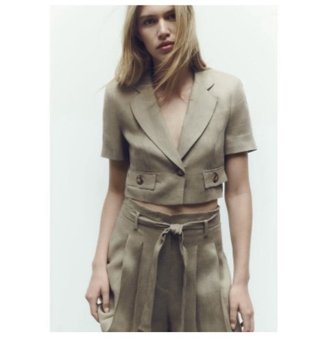Giacca blazer donna zara lino - blazer,
