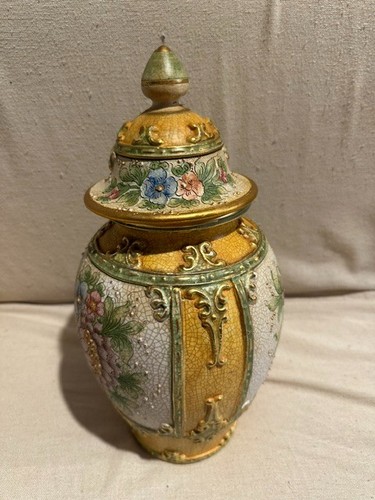 Vaso gialletti deruta ceramica - vaso,