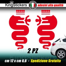 Adesivi biscione alfa - 2, romeo