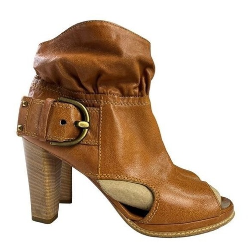 Vic matie brown leather open - vic,