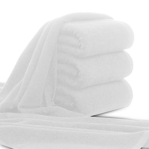 Asciugamani bianco - asciugamani,