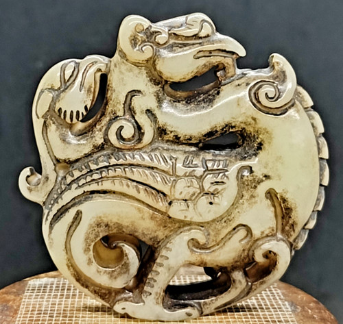 Antica vecchia scultura - , con