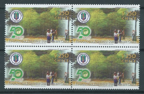 Cile 2002 alberi forestali - cile,