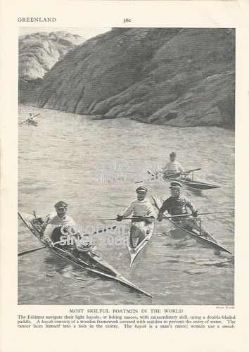 Groenlandia eschimesi kayak - eschimesi,