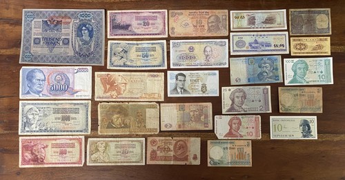 Lotto banconote tutte - 25,