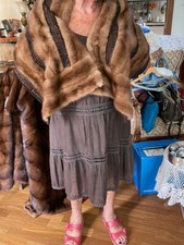 ELEGANTE STOLA DI VISONE DI VINICIO PAJARO MADE IN ITALY