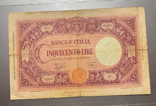 Banconota 500 lire - 500,