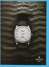BELLEU004-PUBBLICITA'/ADVERTISING-2004- ROLEX modello DANAOS - ROLEX CELLINI