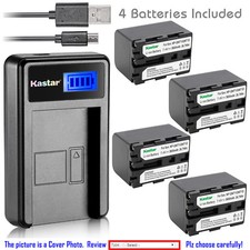 Kastar Battery LCD Charger for