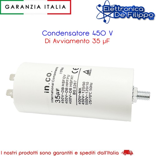 Condensatore 450 di - 450, v