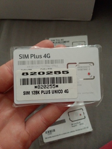 Scheda sim vodafone - scheda,