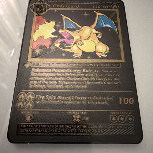 Charizard black metal - charizard,