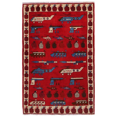 Vintage afghan war - afghan, rug