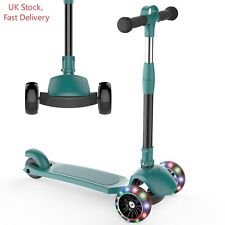 Monopattino per Bambini Pieghevole Kick 3 Ruote Scooter per Bambini con Ruote Illuminate