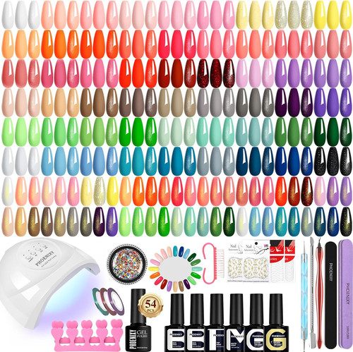 60pcs kit unghie - unghie, gel